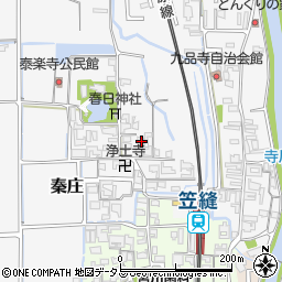 奈良県磯城郡田原本町秦庄275周辺の地図