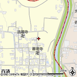 奈良県北葛城郡広陵町百済1277周辺の地図