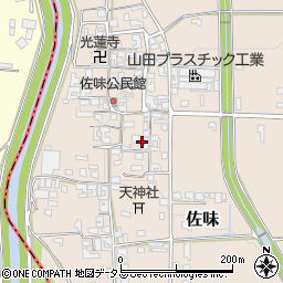 奈良県磯城郡田原本町佐味625周辺の地図