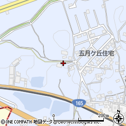 奈良県香芝市穴虫2447-1周辺の地図