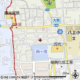 大阪府堺市美原区大饗146-57周辺の地図