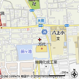 大阪府堺市美原区大饗143-13周辺の地図