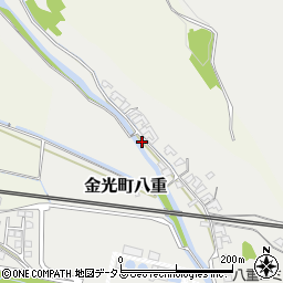 岡山県浅口市金光町八重116周辺の地図