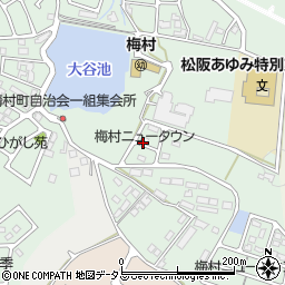 梅村ニュータウン2号公園周辺の地図