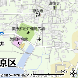 大阪府堺市美原区多治井876周辺の地図