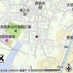 大阪府堺市美原区多治井周辺の地図