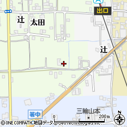 奈良県桜井市太田87周辺の地図