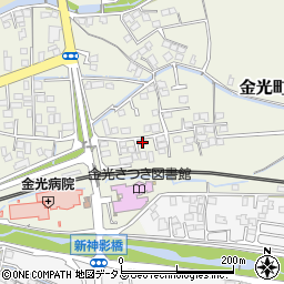 岡山県浅口市金光町占見新田798周辺の地図