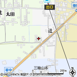 奈良県桜井市太田94-5周辺の地図