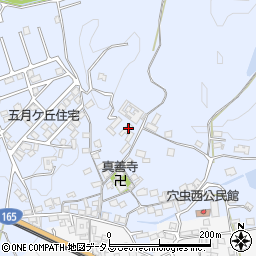 奈良県香芝市穴虫1457周辺の地図