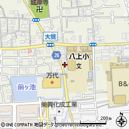 大阪府堺市美原区大饗142-3周辺の地図