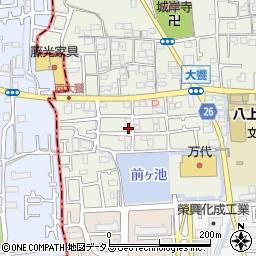 大阪府堺市美原区大饗146-35周辺の地図