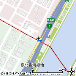 浜寺入口周辺の地図