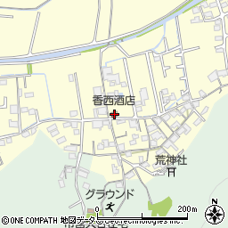 香西酒店周辺の地図