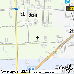 奈良県桜井市太田78周辺の地図