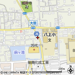 大阪府堺市美原区大饗142-4周辺の地図