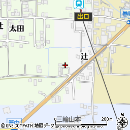 奈良県桜井市太田95-2周辺の地図