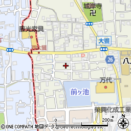 大阪府堺市美原区大饗146-29周辺の地図