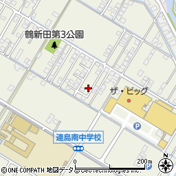 岡山県倉敷市連島町鶴新田1117-33周辺の地図