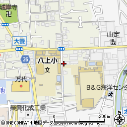 大阪府堺市美原区大饗104周辺の地図