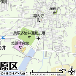 大阪府堺市美原区多治井878周辺の地図
