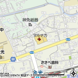 岡山県浅口市金光町占見新田521周辺の地図
