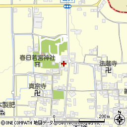奈良県北葛城郡広陵町百済1314周辺の地図