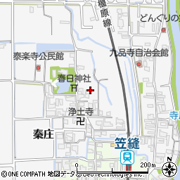 奈良県磯城郡田原本町秦庄261周辺の地図