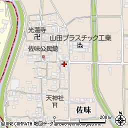 奈良県磯城郡田原本町佐味633周辺の地図