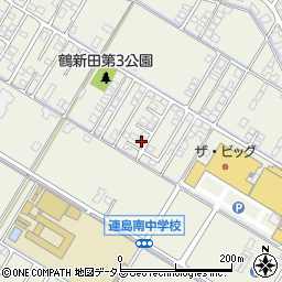 岡山県倉敷市連島町鶴新田1117-5周辺の地図
