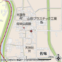 奈良県磯城郡田原本町佐味634周辺の地図