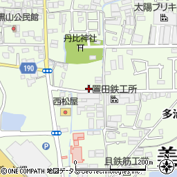 大阪府堺市美原区多治井142-1周辺の地図