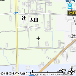 奈良県桜井市太田78-2周辺の地図