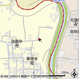 奈良県北葛城郡広陵町百済1458周辺の地図