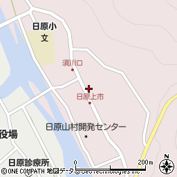 津和野町社会福祉協議会日原支所周辺の地図