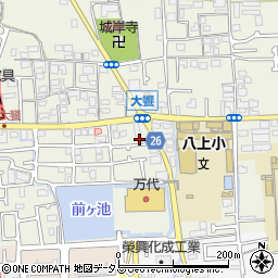 大阪府堺市美原区大饗148-19周辺の地図