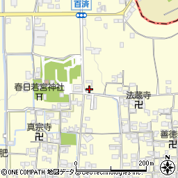 奈良県北葛城郡広陵町百済1425周辺の地図