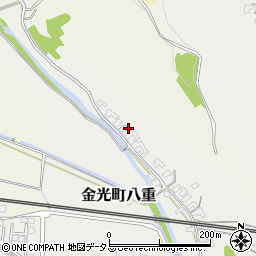 岡山県浅口市金光町八重112周辺の地図