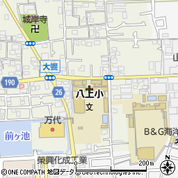 堺市立八上小学校周辺の地図