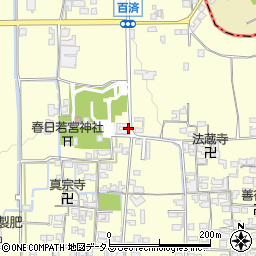奈良県北葛城郡広陵町百済1419周辺の地図