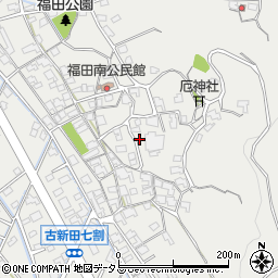 岡山県倉敷市福田町福田周辺の地図