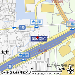 大阪府堺市美原区太井601-6周辺の地図