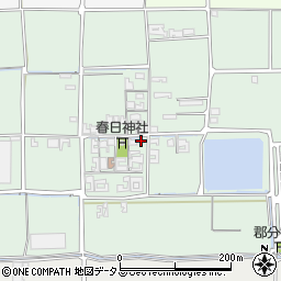奈良県磯城郡田原本町笠形275周辺の地図