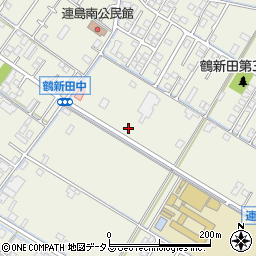 岡山県倉敷市連島町鶴新田1266-1周辺の地図