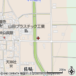 奈良県磯城郡田原本町佐味176周辺の地図