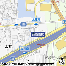 大阪府堺市美原区太井583-14周辺の地図