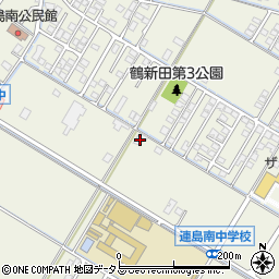 岡山県倉敷市連島町鶴新田1253周辺の地図
