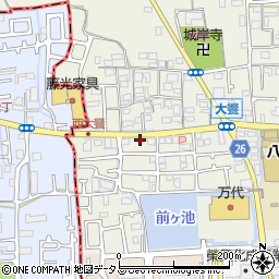大阪府堺市美原区大饗146-8周辺の地図