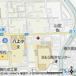大阪府堺市美原区大饗102-5周辺の地図