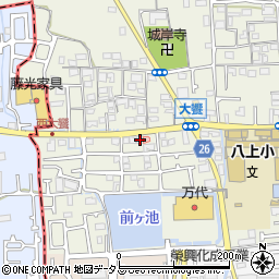 大阪府堺市美原区大饗146-18周辺の地図